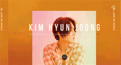 Desktop Screenshot of hyun-joong.com